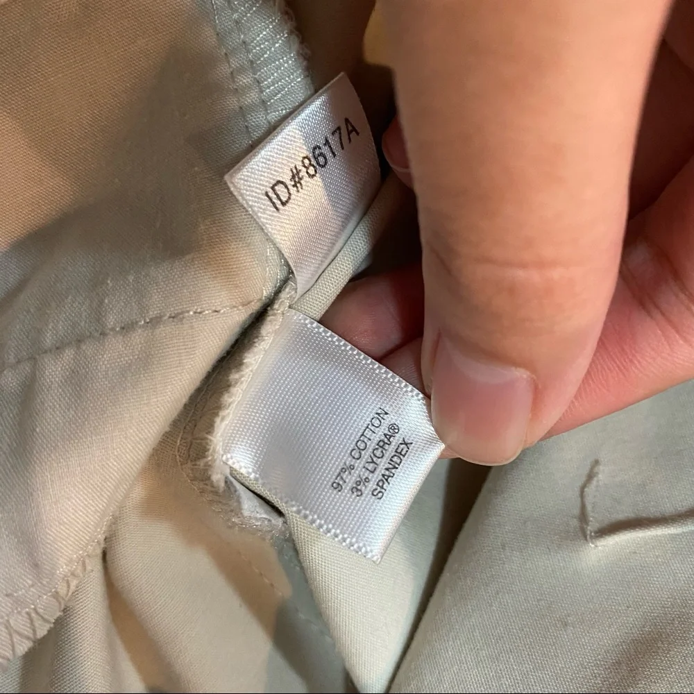 Ann Taylor Cream Wide-Leg Trousers - Picture 9 of 12